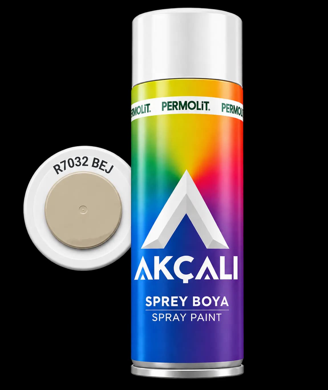 Akçalı Sprey Boya Bej R7032 - 1