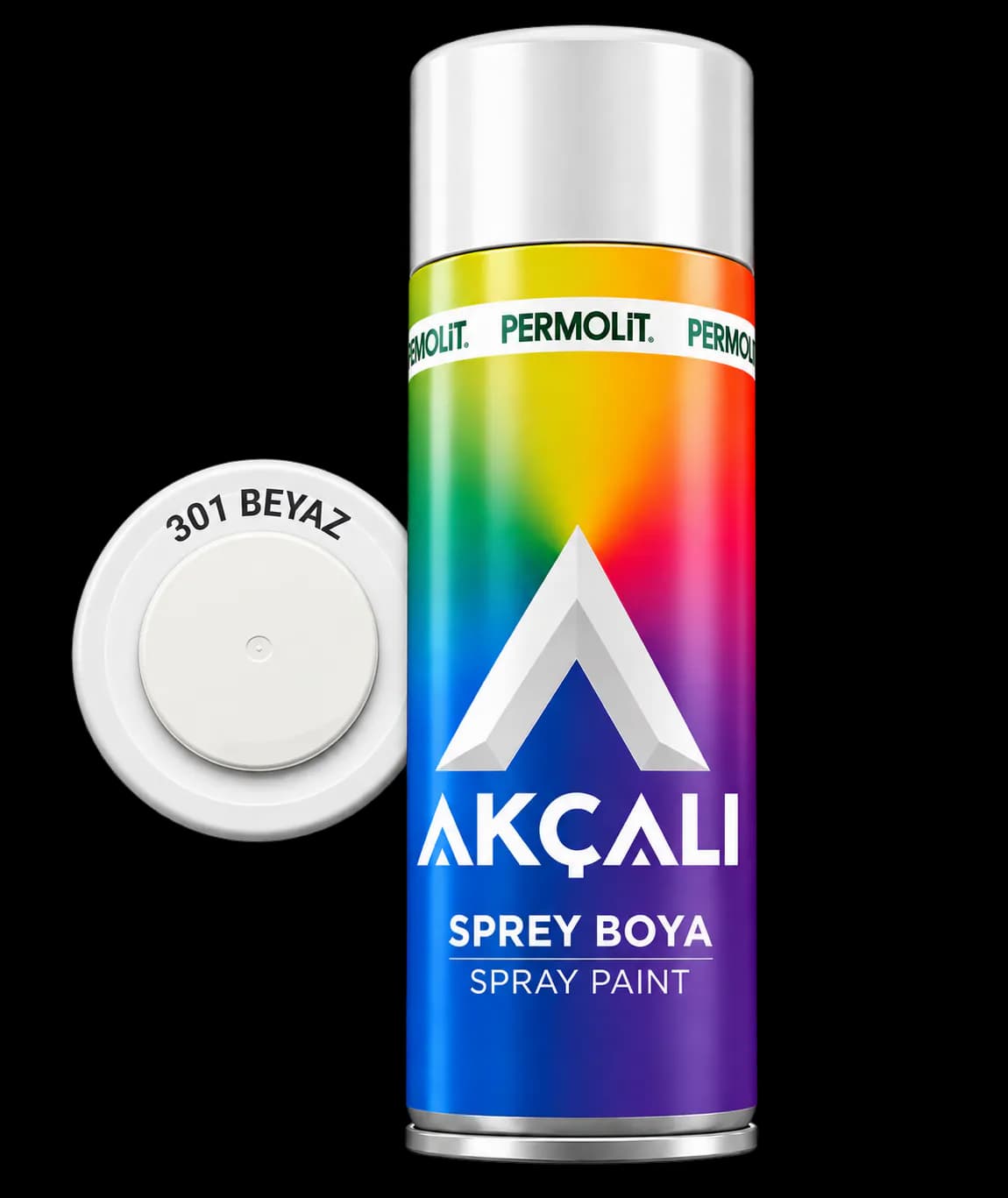Akçalı Sprey Boya Beyaz 301 - 1