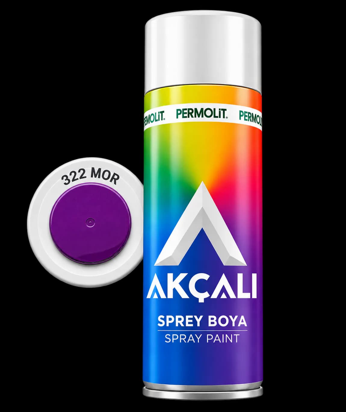 Akçalı Mor 322 Sprey Boya - 1