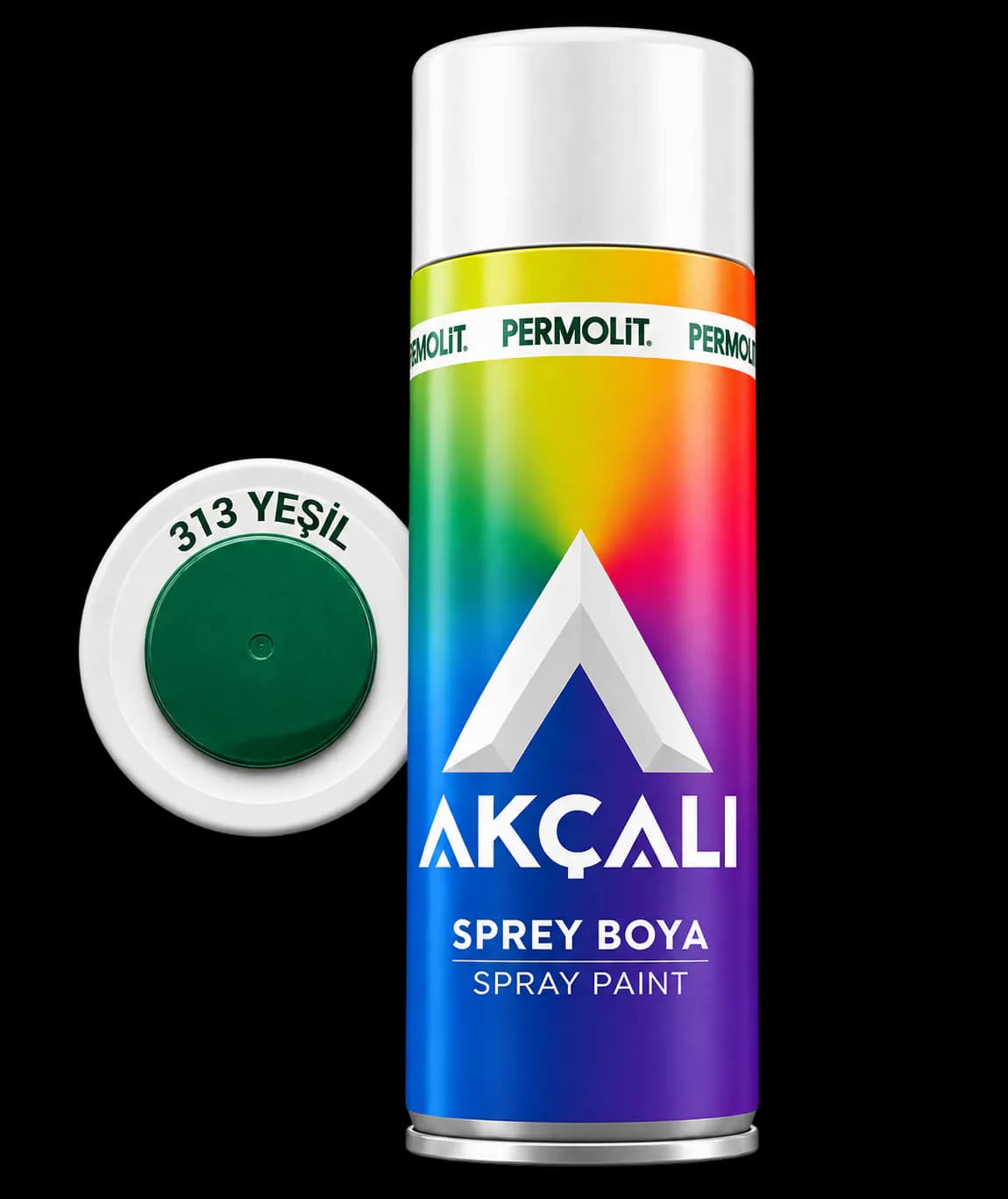 Akçalı Sprey 400 ml Yeşil (313) - 1